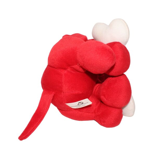 Love Birthday Valentine Sugar Loaf Toys Red Dog I Ruff You Bone Plush Animal NWT - Picture 7 of 11